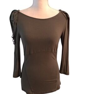 Karen Millen olive green Fitted top